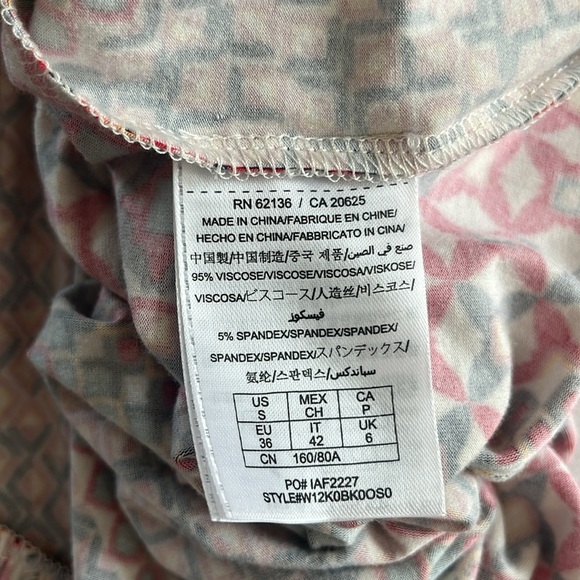 GUESS Y2k printed halter babydoll dress stretch fairy rockabilly 60s 70s small - Picture 11 of 11